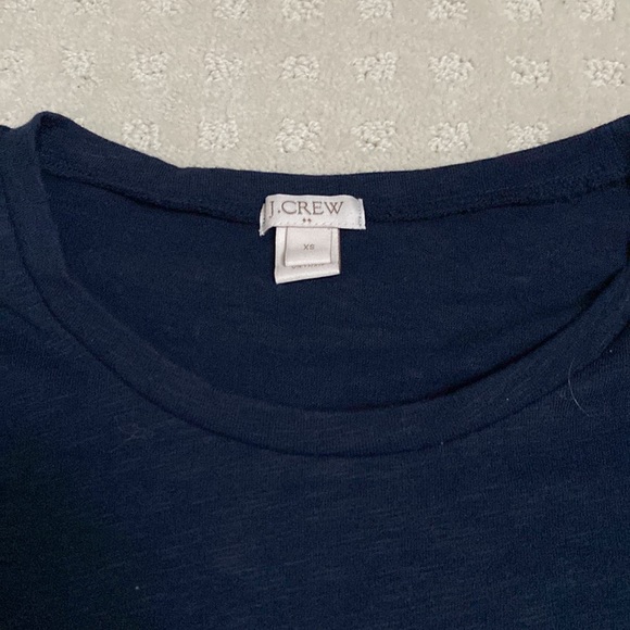 J crew navy tie tee - Picture 2 of 5
